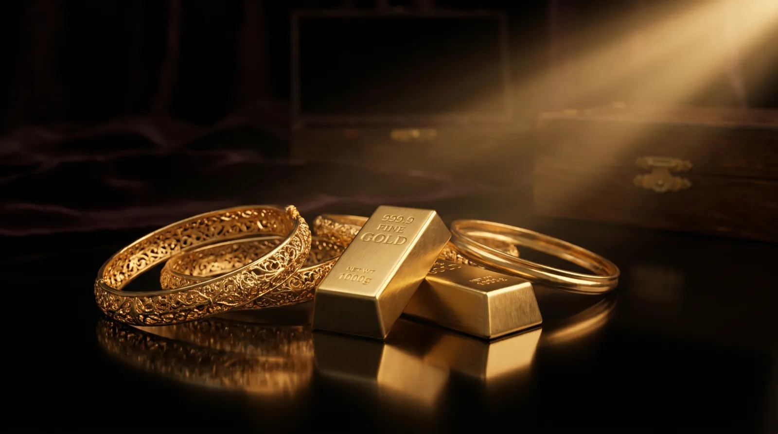 Fine gold jewellery handcrafted by Poh Hua Goldsmith